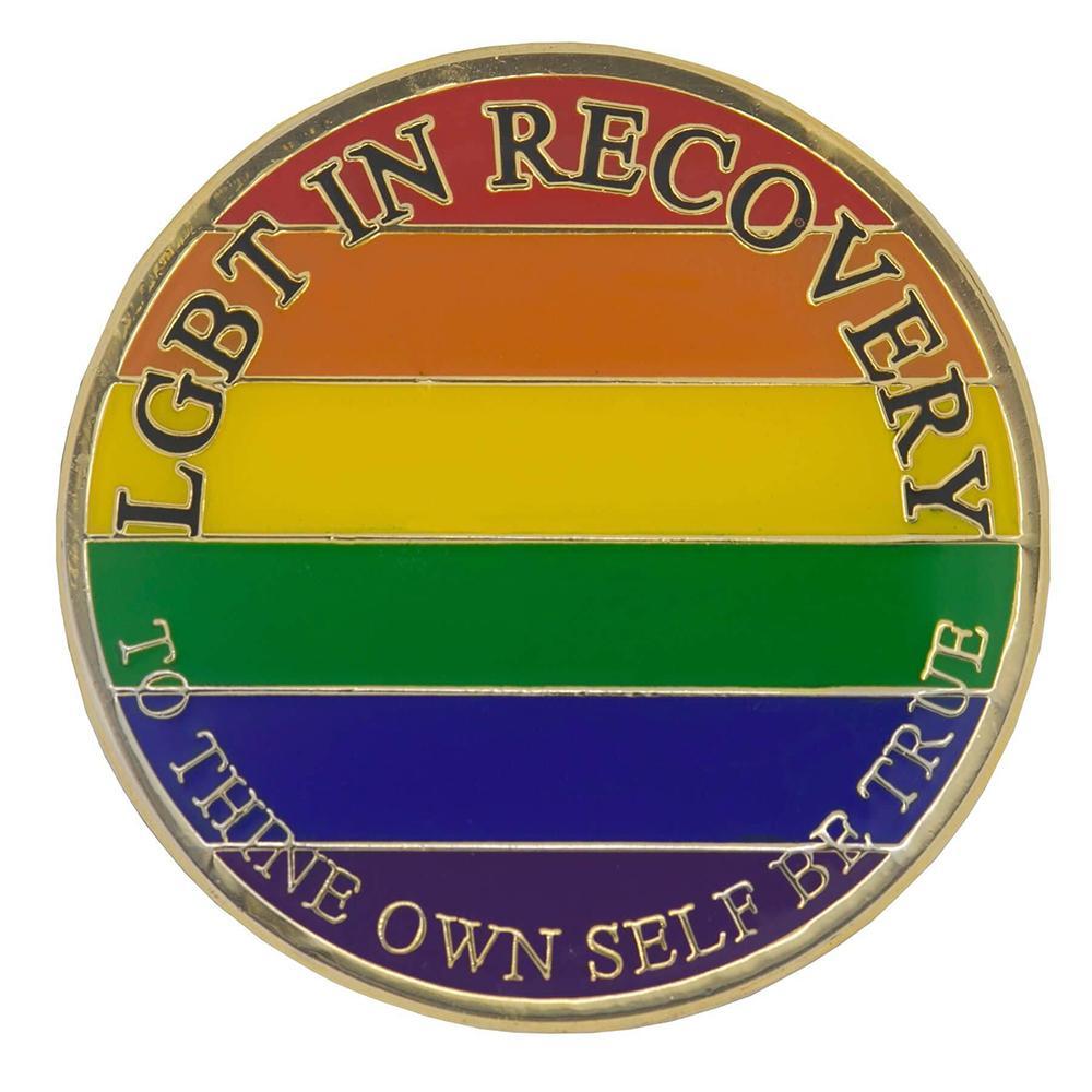 #Z48. LGBT Recovery Medallion - Premium Medallions from Choices - Just $13.95! Shop now at Choices Books & Gifts