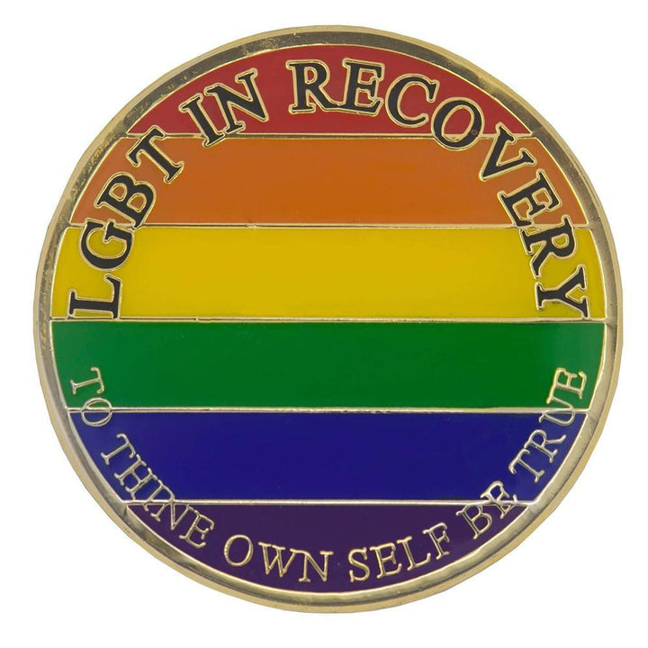 #Z48. LGBT Recovery Medallion - Premium Medallions from Choices - Just $13.95! Shop now at Choices Books & Gifts