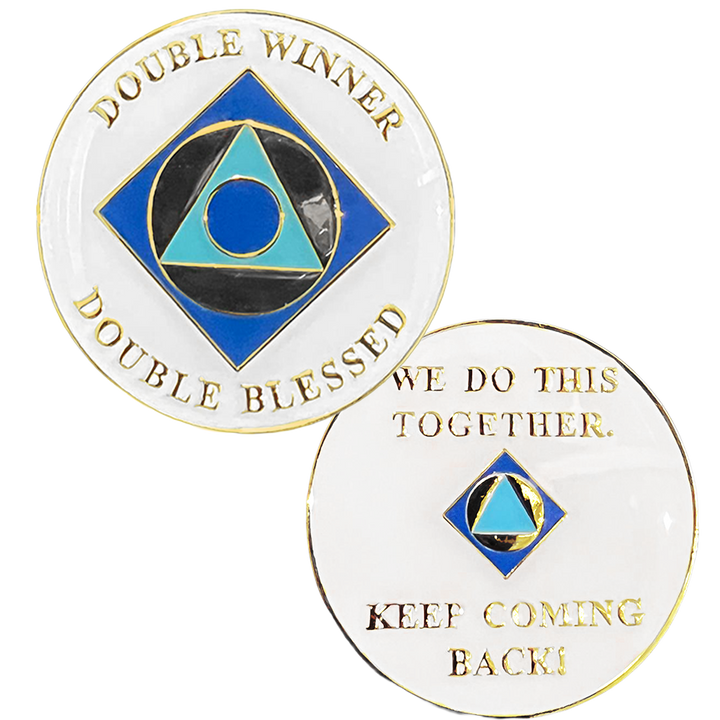 Z54a. Double Winner Double Blessed  Coin