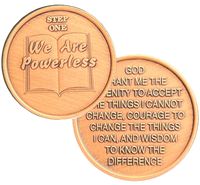 Z63.  AA Step Bronze Coins (Steps 1-12)