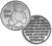 C51. ODAT, Teddy Bear, Aluminum Coin. DC3 - Premium Medallions from Wendells - Just $1! Shop now at Choices Books & Gifts