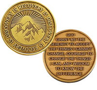 Z93.  Recovery is Discovery Bronze AA Coin.  BRM64