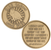 Z95.  Ride Free Bronze Coin.