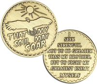 C59. That My Soul May Soar, Bronze Coin.  BRM102 - Premium Medallions from Wendells - Just $2.50! Shop now at Choices Books & Gifts