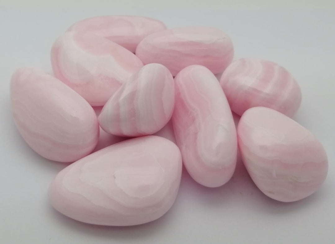 Z. Crystals: Pink Mangano Calcite (Tumbled)