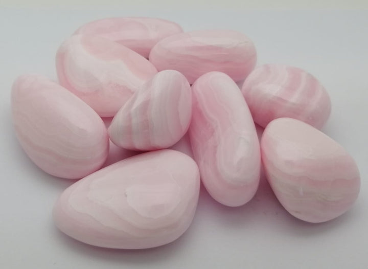 Z. Crystals: Pink Mangano Calcite (Tumbled)