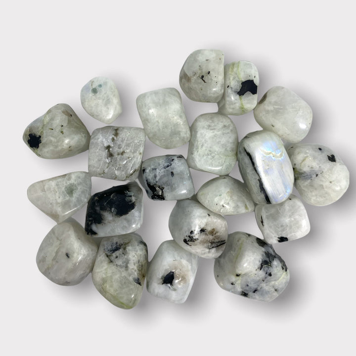 Z. Crystals: Rainbow Moonstone (Tumbled)