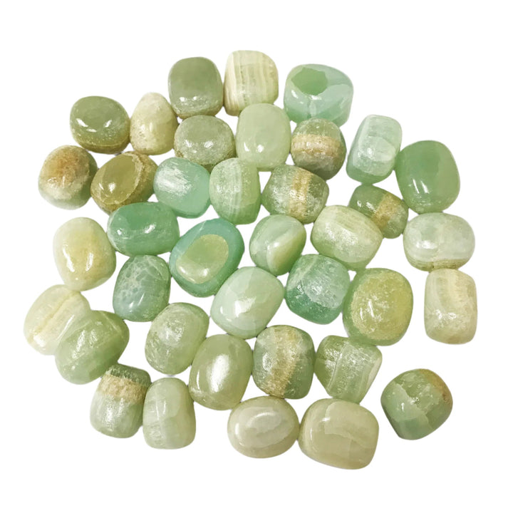 Z. Crystals: Seafoam Calcite (Tumbled)