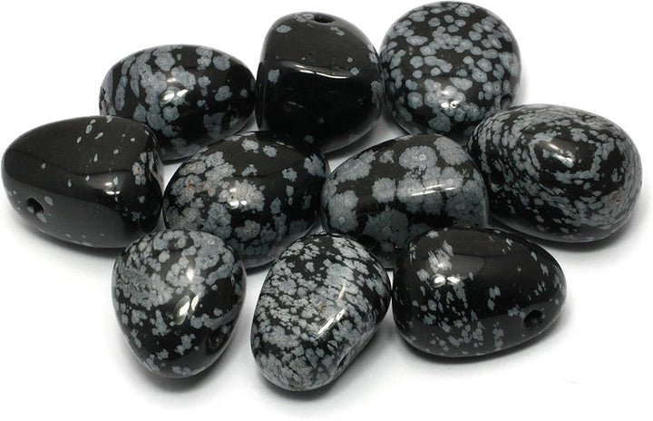 Z. Crystals: Snowflake Obsidian (Tumbled)