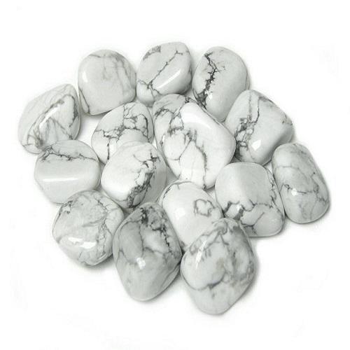 Z. Crystals: White Howlite (Tumbled)