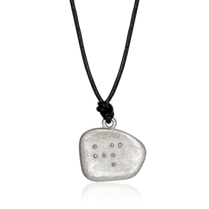 Zz01. HP (Higher Power) Braille Touchstone Necklace. - Premium Jewelry from Global Motion - Just $16.95! Shop now at Choices Books & Gifts