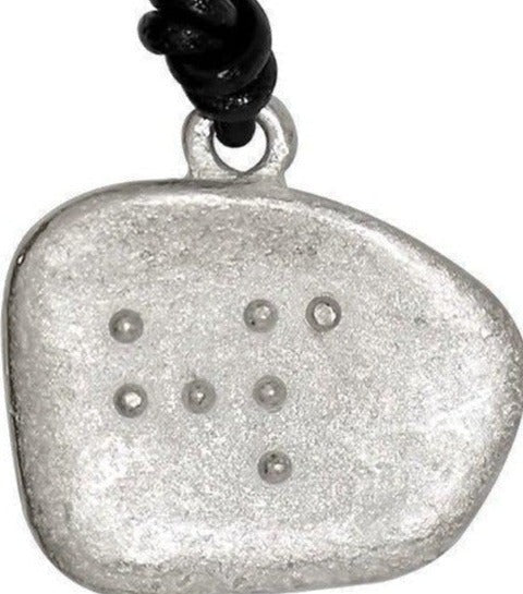 Zz01. HP (Higher Power) Braille Touchstone Necklace. - Premium Jewelry from Global Motion - Just $16.95! Shop now at Choices Books & Gifts