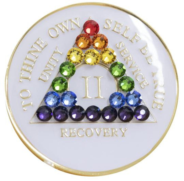 #a07. AA Coin, GLOW w Rainbow (Yrs 1-65)