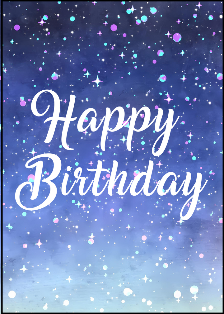 Happy Birthday, Blue Card. C15 - Choices Books & Gifts