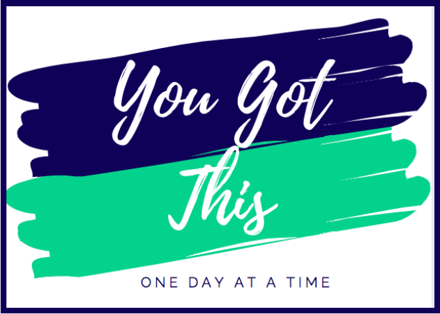 84a. You Got This, One Day at a Time Card. C8 - Choices Books & Gifts