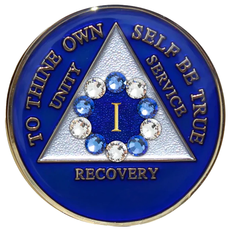 #a69. AA Blue w Blue/White Circle (1-65)