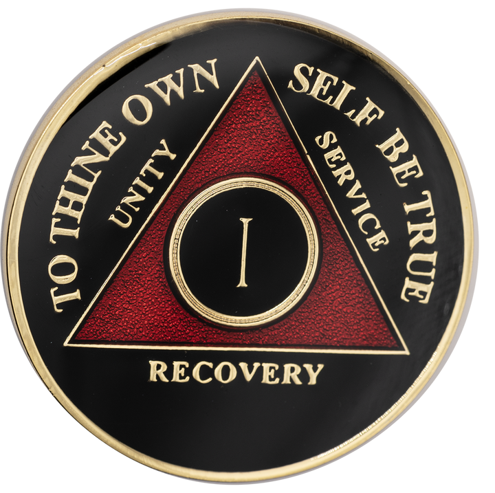 #aa108. AA Black Red Coin (1-65)