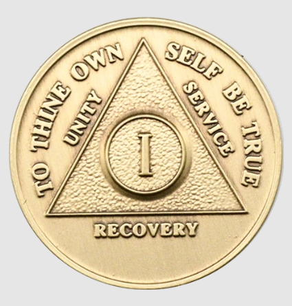AA Coin, Bronze Recovery (Yrs 1-65) #AA113 - front
