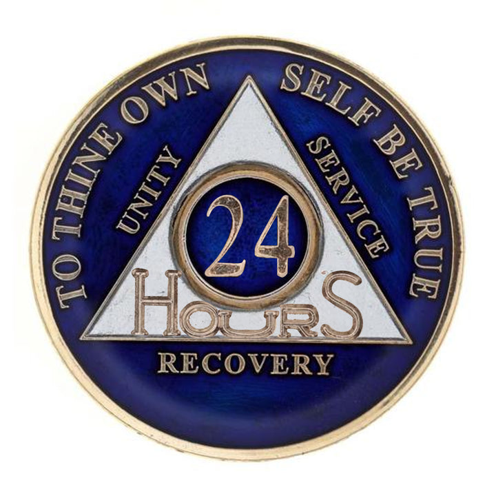 #aa118a. AA Medallion 24Hr, 1 Mo, 3 Mo, 6 Mo, 18 Months