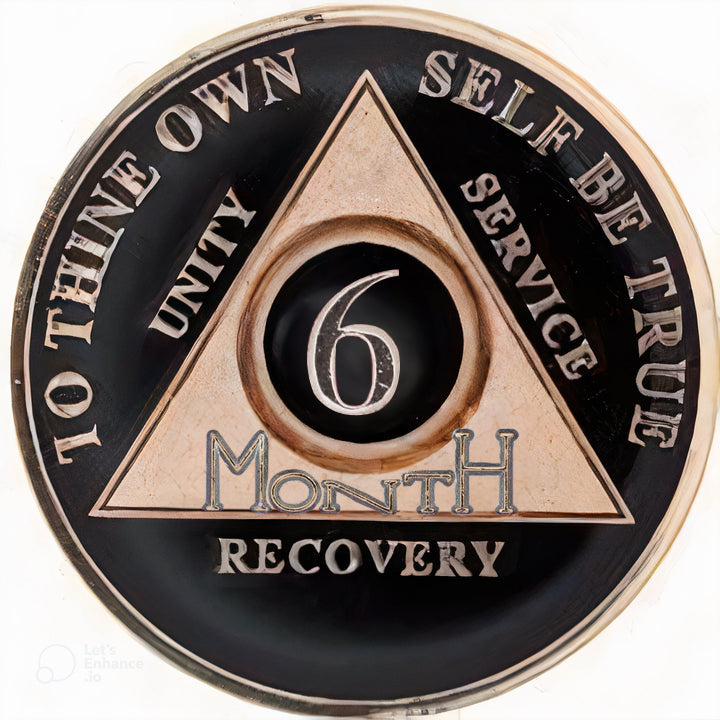 #aa118a. AA Medallion 24Hr, 1 Mo, 3 Mo, 6 Mo, 18 Months