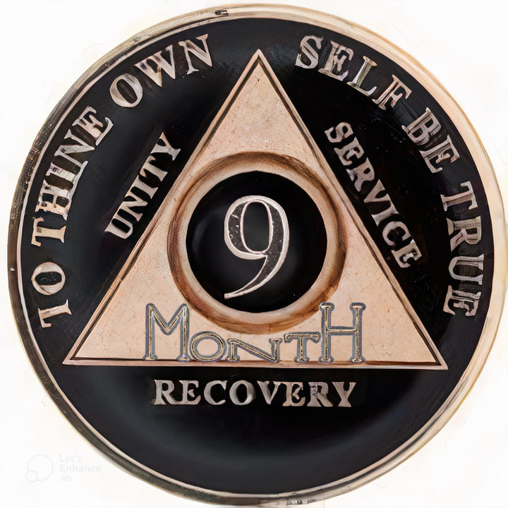#aa118a. AA Medallion 24Hr, 1 Mo, 3 Mo, 6 Mo, 18 Months