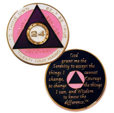 #aa119. AA Medallion in Days, Months - Premium Medallions from Choices - Just $13.95! Shop now at Choices Books & Gifts