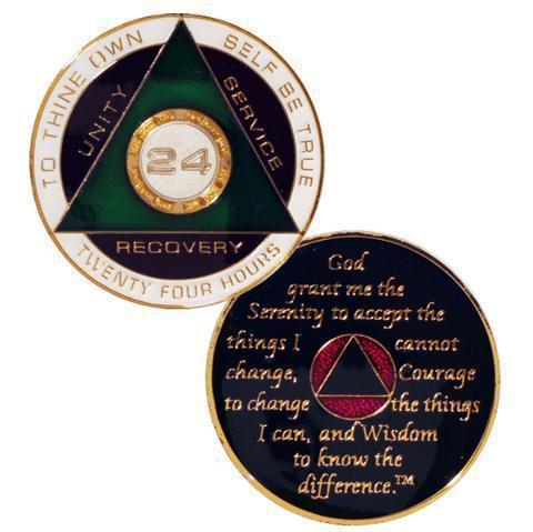#aa119. AA Medallion in Days, Months - Premium Medallions from Choices - Just $13.95! Shop now at Choices Books & Gifts