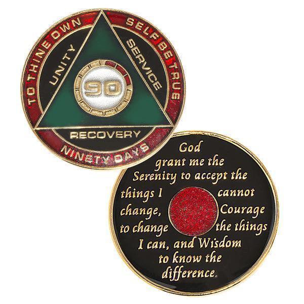 #aa119. AA Medallion in Days, Months - Premium Medallions from Choices - Just $13.95! Shop now at Choices Books & Gifts