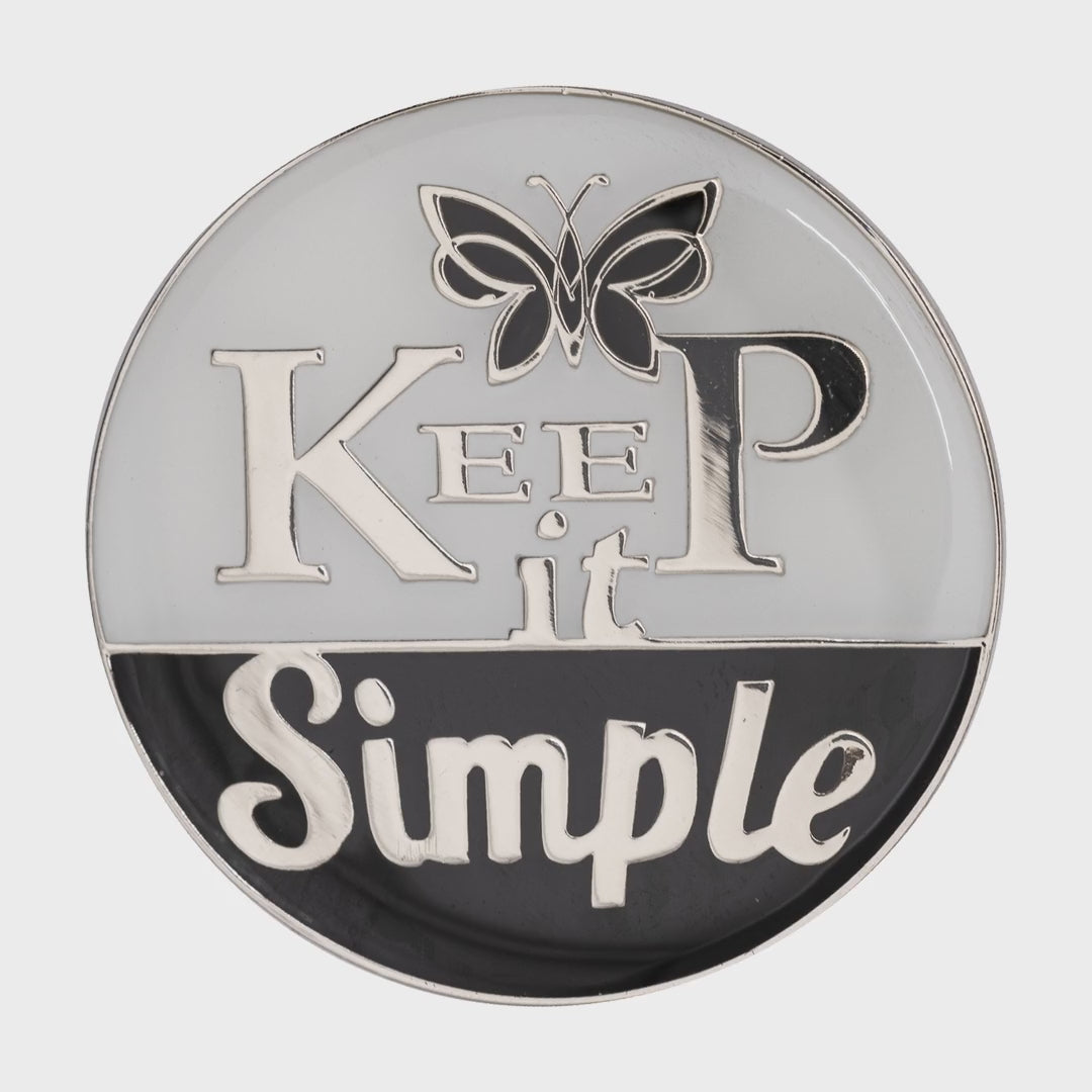 Z21.  Keep It Simple AA Recovery Coin
