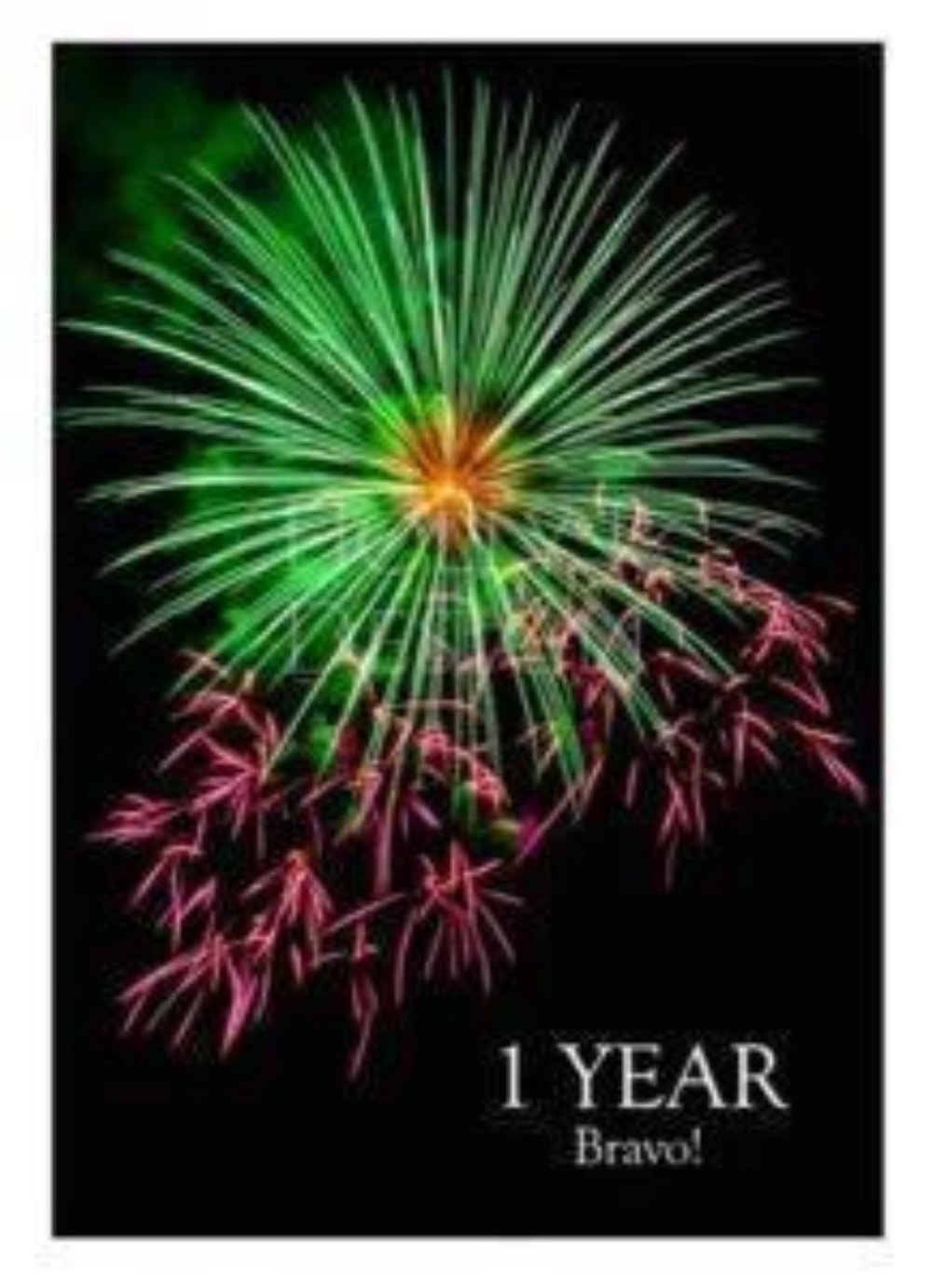 05. Fireworks Card (1-60 Years). A07 - Premium Cards from Holly - Just $2.95! Shop now at Choices Books & Gifts