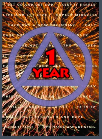 06. AA Fireworks Triangle Card (1-10 Years). A05.