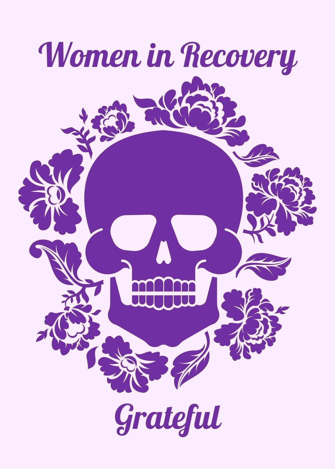 63. Women in Recovery, Grateful, Skull. B35 - Premium Cards from Choices - Just $2.95! Shop now at Choices Books & Gifts