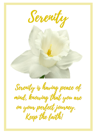88. Serenity, Keep the Faith Card. D12 - Premium Cards from Choices - Just $2.95! Shop now at Choices Books & Gifts