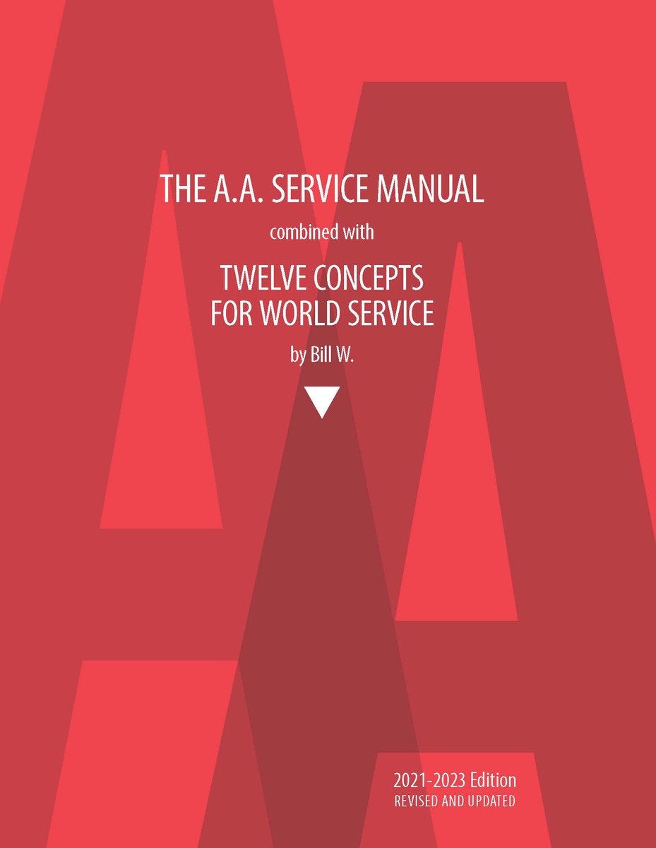 AA Service Manual / Twelve Concepts for World Service 2021-2023 - Choices Books & Gifts