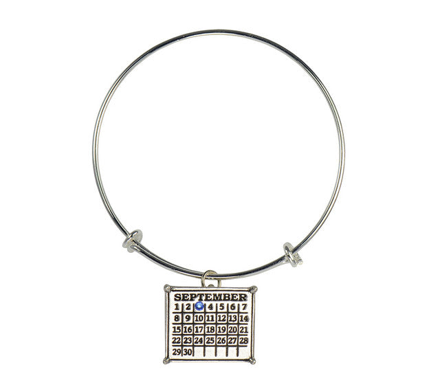 ASTB03a. "Your Special Day" Mini Calendar Charm Bangle Bracelet - Premium Jewelry from Daniella Darren Park - Just $49.95! Shop now at Choices Books & Gifts