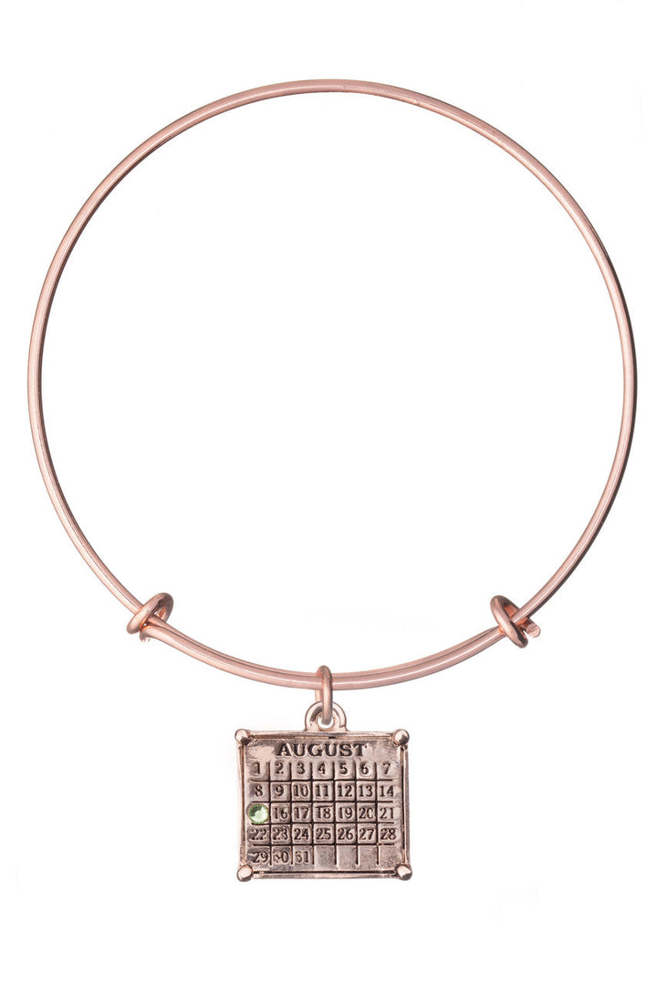 ASTB03a. "Your Special Day" Mini Calendar Charm Bangle Bracelet - Premium Jewelry from Daniella Darren Park - Just $49.95! Shop now at Choices Books & Gifts