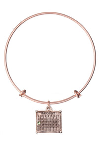 ASTB03a. "Your Special Day" Mini Calendar Charm Bangle Bracelet - Premium Jewelry from Daniella Darren Park - Just $49.95! Shop now at Choices Books & Gifts