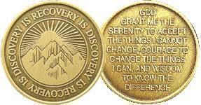 C47a. Recovery is Discovery, Bronze Coin.  BRM64 - Premium Medallions from Wendells - Just $2.50! Shop now at Choices Books & Gifts