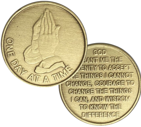 C49. ODAT, Praying Hands, Bronze Coin. BRM1 - Premium Medallions from Wendells - Just $2.50! Shop now at Choices Books & Gifts