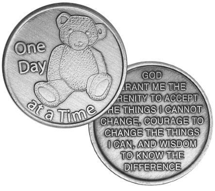 C51. ODAT, Teddy Bear, Aluminum Coin. DC3 - Premium Medallions from Wendells - Just $1! Shop now at Choices Books & Gifts
