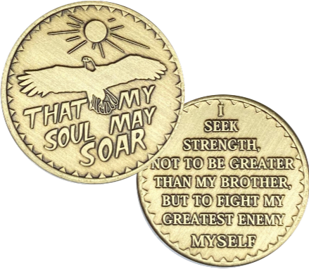 C59. That My Soul May Soar, Bronze Coin.  BRM102 - Premium Medallions from Wendells - Just $2.50! Shop now at Choices Books & Gifts