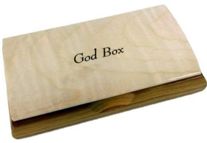 G021. God Box: Handcrafted Two Tone Boxes - Premium Gifts from Mikutowski Woodworking - Just $45.95! Shop now at Choices Books & Gifts