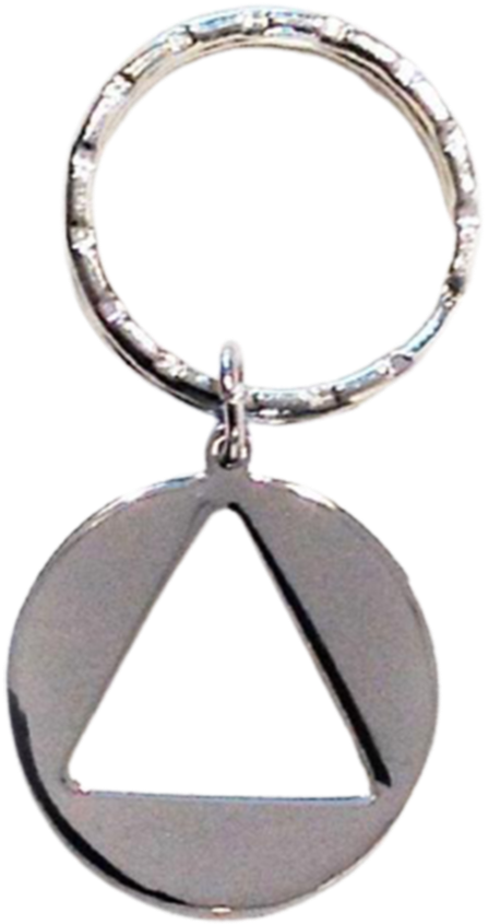 G069. Key Chain: AA Symbol Silver - Premium Gifts from Pins N Gifts - Just $5.95! Shop now at Choices Books & Gifts