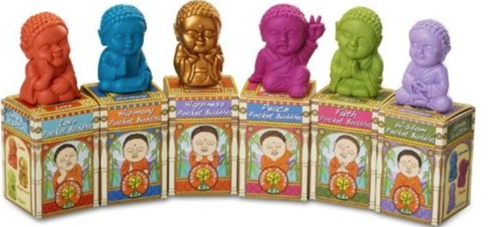 G127. Pocket Buddhas - Premium Gifts from Benjamin International - Just $5.95! Shop now at Choices Books & Gifts