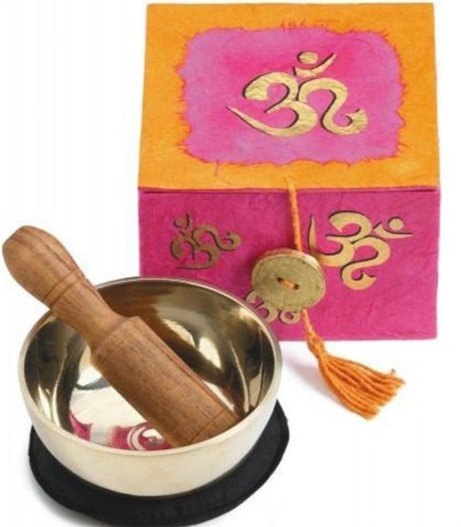 Chakra Mini Singing Bowl - Om Symbol - Choices Books & Gifts