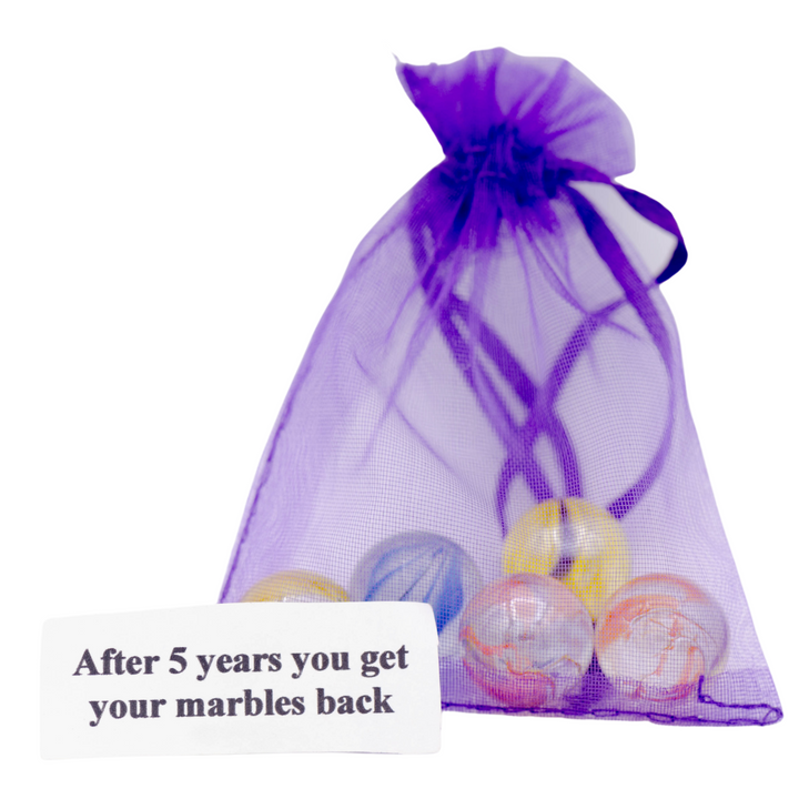 G084. Marbles - Get your Marbles Back at 5 Years - Premium Gifts from Choices - Just $3.95! Shop now at Choices Books & Gifts