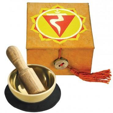 G137. Chakra Mini Singing Bowl - 3rd Chakra, Solar Plexus - Premium Gifts from DZI - Just $29.95! Shop now at Choices Books & Gifts