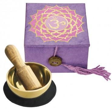 G141. Chakra Mini Singing Bowl - 7th Chakra, Crown - Premium Gifts from DZI - Just $29.95! Shop now at Choices Books & Gifts