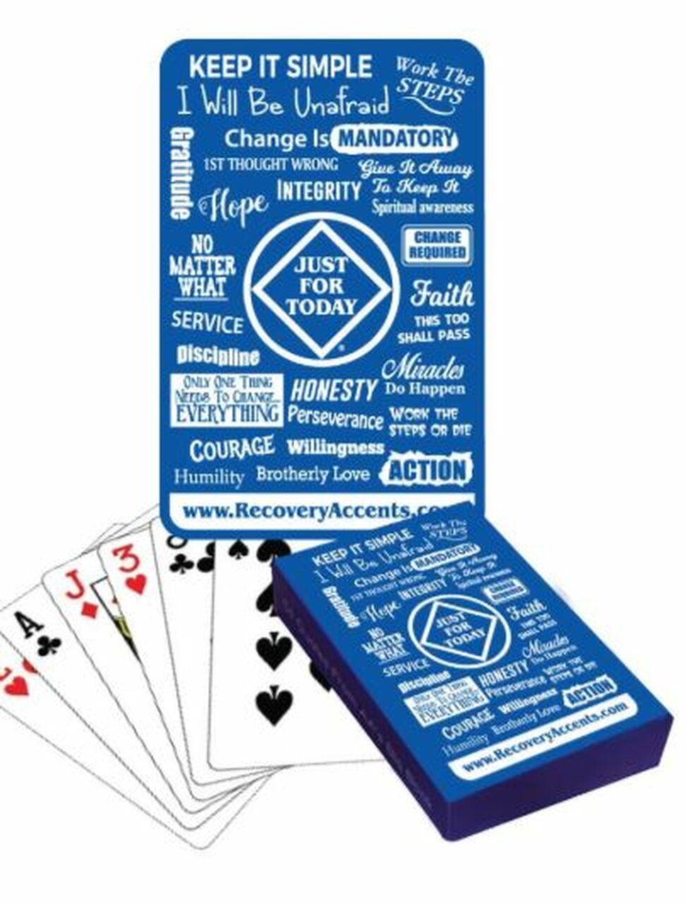 G092. Cards:  NA Playing Cards - Premium Gifts from Sober City USA - Just $10.95! Shop now at Choices Books & Gifts
