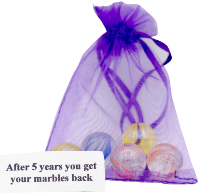 G084. Marbles - Get your Marbles Back at 5 Years - Choices Books & Gifts